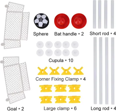 Produktbild von Toy Game Set Football Gate Set, langlebige Luftkraft mit Fußballspielzeug -Trainingskit, für Kinder Freunde Kinder Ball Geschenk