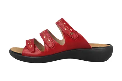 Produktbild von Westland Ibiza 66 Pantoletten in Übergrößen Rot 16766 69 400 große Damenschuhe