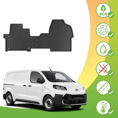 Obrázok produktu pre Eko Gumené Rohože Pre Toyota ProAce 2 2016-vyššie 2ks