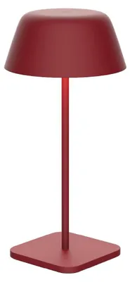 Image de Luxus Europe - Lampe de table Paros Bordeaux - Lampe de table sans fil pour intérieur et extérieur – Rechargeable