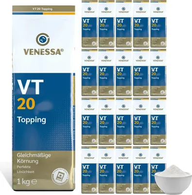 Produktbild von VENESSA VT 20 Topping 20 x 1kg Magermilchpulver 20% Milchanteil Für Kaffeemaschine