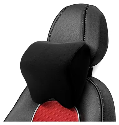 Produktbild von Nackenkissen für das Auto mit verstellbarem Riemen und atmungsaktiver, abnehmbarer Abdeckung