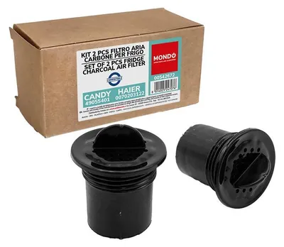 Produktbild von daniplus 2er Set Aktivkohlefilter kompatibel zu Haier 0070203122 Candy 49055401 für Kühlschrank