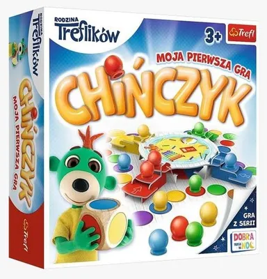 Zdjęcie produktu dla Gra Chińczyk Moja Pierwsza Gra Trefliki Trefl 02056