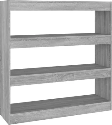 Obrázek produktu pro vidaXL Knihovna/rozdělovač pokojů Grey Sonoma 100x30x103 cm