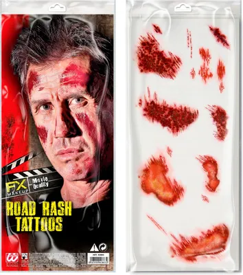 Produktbild von Halloween Schürfwunden Tattoos 6 Motive