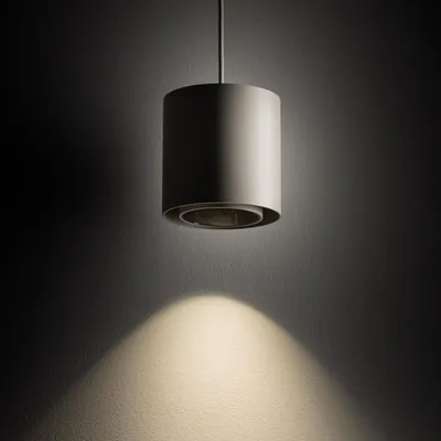 Imagen del producto de Lámpara colgante Nowodvorski Point 1, casquillo GU10, color gris seda