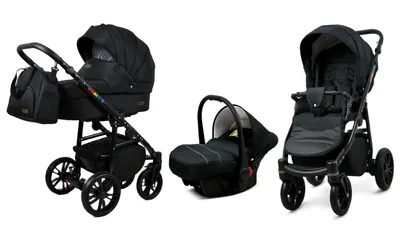 Immagine prodotto di BabyLux® Color Lux | Set gatto 3in1 | Onyx | Combi Cat | Set gatto | Buggy + B