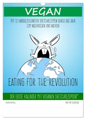 Produktbild von Vegankalender (Wandkalender 2027 DIN A3 hoch), CALVENDO Monatskalender