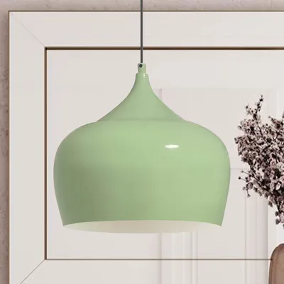 Produktbild von Hängelampe Pendelleuchte Metall Grün Lampe Deckenlampe Vintage Hängend