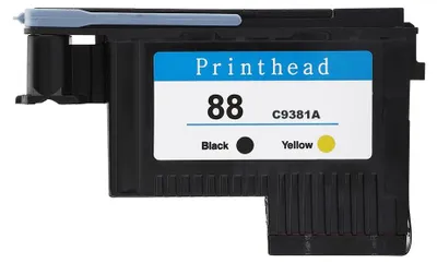 Obrázek produktu pro Vysoce kvalitní tisková hlava pro HP 88 C9381A, kompatibilní s modely K5300, K8600 a L7380 (černá / žlutá)