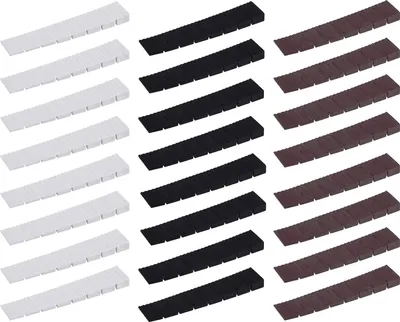 Produktbild von KYRYD Möbelkeile,24er-Pack Justierkeile Und Abstandshalter,Keile Kunststoff, Möbel Nivellierunterlagen, Unterlegkeile, Justierbare Möbel,für Möbel, Tische, Stühle, Schränke Und Türen