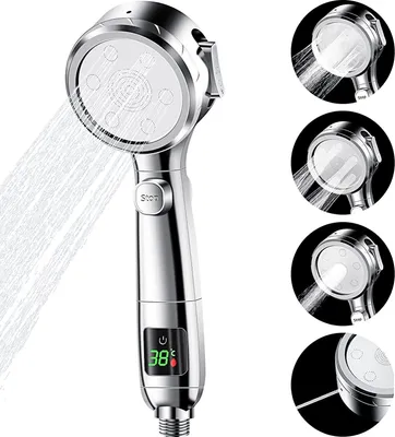 Produktbild von Handbrause,Duschbrause, Duschkopf, 10 Strahlarten