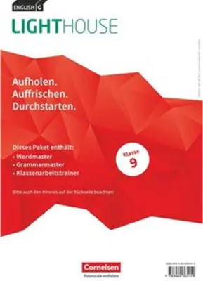 Obrázok produktu pre English G Lighthouse Band 5: 9. Schuljahr - Arbeitshefte Wordmaster, Grammarmaster und Klassenarbeitstrainer (Im Paket)