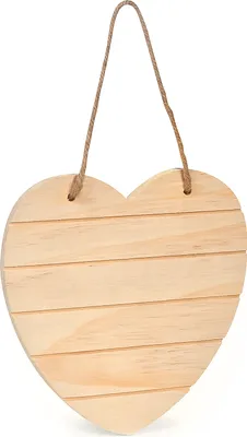Produktbild von VBS Deko-Herzschild, ca. 16x16cm