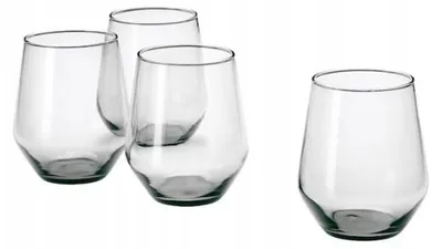 Produktbild von IKEA IVRIG Glas grau 45 cl 4er-Set
