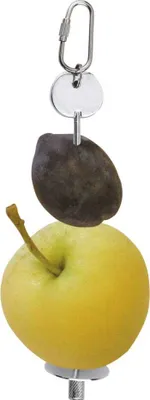 Immagine prodotto di Portafrutta in metallo adatto a tutte le gabbie da 20 cm