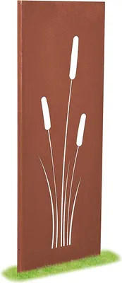 Produktbild von 1 Sichtschutzelement "Schilf" Höhe 158cm Breite 60cm, Sichtschutz Gartenschild