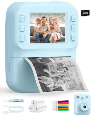 Produktbild von Teoryieer Sofortbildkamera Kinder 48MP,1080P Video,2,4 Zoll IPS (Blau)