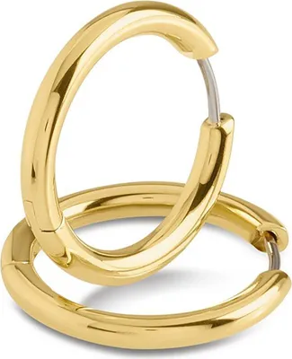 Produktbild von Boccia Damen Creolen 05072-02 Titan gelbgold IP