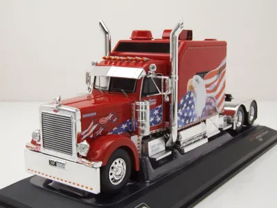 Produktbild von ixo models TR171 Peterbilt 379 Custom Zugmaschine 2002 rot 1:43
