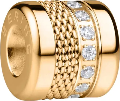 Produktbild von BERING Charm Edelstahl vergoldet Love-7