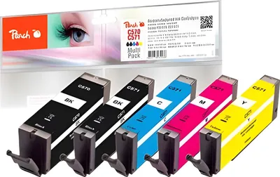 Produktbild von Peach Patrone Canon PGI-570/CLI-571 MultiPack REM,KOM