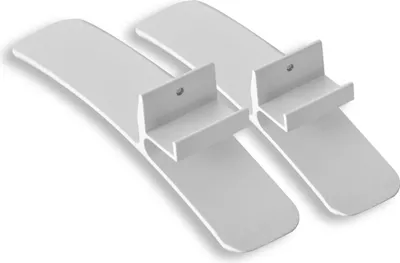 Produktbild von Standfüße für Infrarotheizung - Weiß 2er Set aus Aluminium