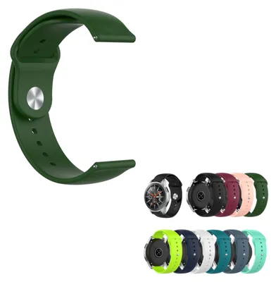 Obrázok produktu pre Pre HONOR Magic Watch 2 46mm hodinky TPU silikónový remienok na ruku športový Navy-Green