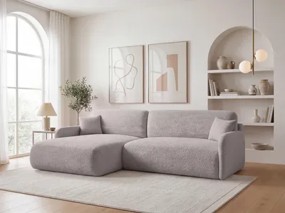 Produktbild von FurMeb24 ECKSOFA mit Schlaffunktion und bettkasten PIERRO L 253 cm × 175 cm × 88 cm Stoff Anthology 15