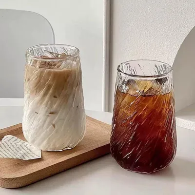 Image de Verres pour Latte Macchiato et Cappuccino, 400 ml, lot de 2, en verre borosilicaté transparent, à double paroi