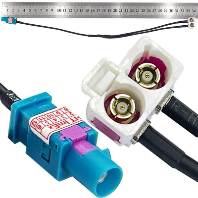 Produktbild von Antennen Adapter kabel FAKRA Doppel kompatibel mit Volkswagen RNS 510, RNS 310