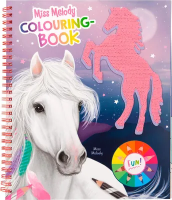 Produktbild von Miss Melody Malbuch mit Paillletten
