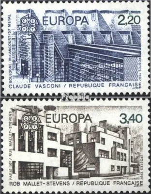 Produktbild von Briefmarken Frankreich 1987 Mi 2603-2604 (kompl.Ausg.) postfrisch Architektur