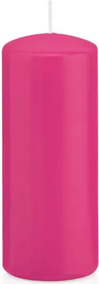 Produktbild von Kerzen Pink, Stumpenkerzen Pink 10 x 4,8 cm (H x Ø), 24 Stück, Wiedemann Kerzen, Markenkerzen  Germany in RAL Qualität