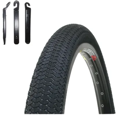 Obrázek produktu pro 1 x Pláště na kolo Kenda K-1016, rozměr 54-406 (20 x 2,10), černá barva, včetně páčidel na pláště