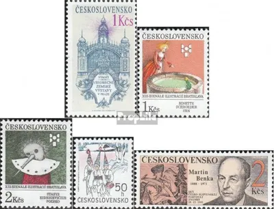 Produktbild von Briefmarken Tschechoslowakei 1991 Mi 3085,3093-3094,3107,3108 (kompl.Ausg.) postfrisch Ausstellung