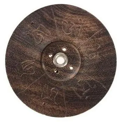 Räucherstäbchenhalter aus Holz, OM, handgefertigt, 6,5 cm
