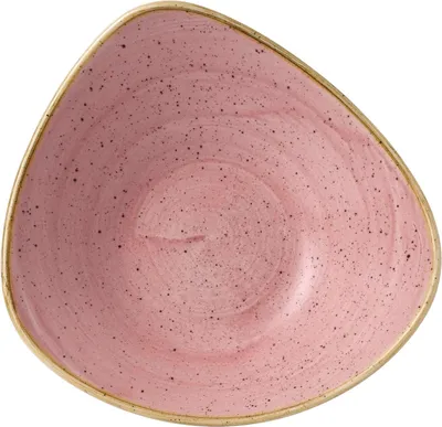 Zdjęcie produktu dla CHURCHILL Stonecast Petal Pink Talerz głęboki, trójkątny, ø: 235 mm