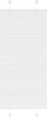 Produktbild von Plissee Weiß 60x100 cm Stoffbreite 59,4 cm Polyester