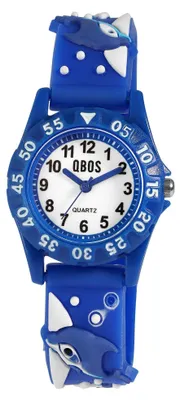 Produktbild von QBOS Kinder Armbanduhr  Mineralglas
