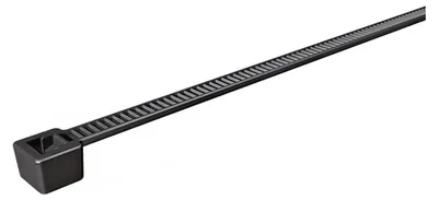 Produktbild von HellermannTyton Kabelbinder 3,5x290 schwarz T30LL-W-BK 100 Stk