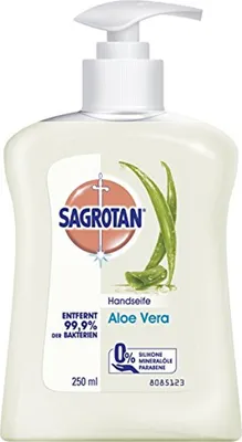 Zdjęcie produktu dla Sagrotan Mydło w płynie Aloe Vera dla uczucia miękkiej skóry 250ml