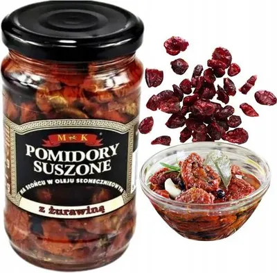 Zdjęcie produktu dla MK Pomidory suszone paski w oleju słonecznikowym 280 g.