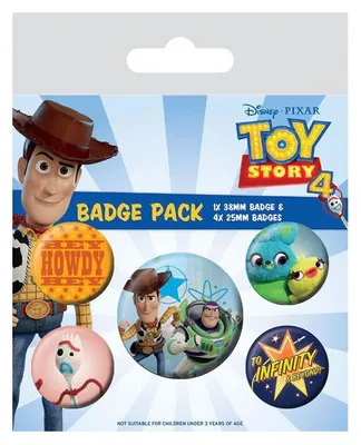 Produktbild von Toy Story Ansteck-Buttons im 5er Set