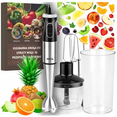 Zdjęcie produktu dla Wielofunkcyjny blender ręczny EMAVO o mocy 1000 W z funkcją kruszenia lodu, 7 elementów