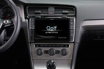 Produktbild von Navigationssystem Premium-Infotainment für VW Golf 7, piano black