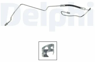 Produktbild von DELPHI LH7861 Bremsschlauch passend für PEUGEOT 5008 (0U, 0E)