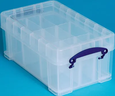 Produktbild von Aufbewahrungsbox 34 x 15 x 20 cm (B x H x T) 5l Polypropylen transparent