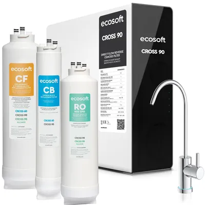 Umkehrosmose-System, 1,5 l/min, 60 % Rückgewinnung, kompakt